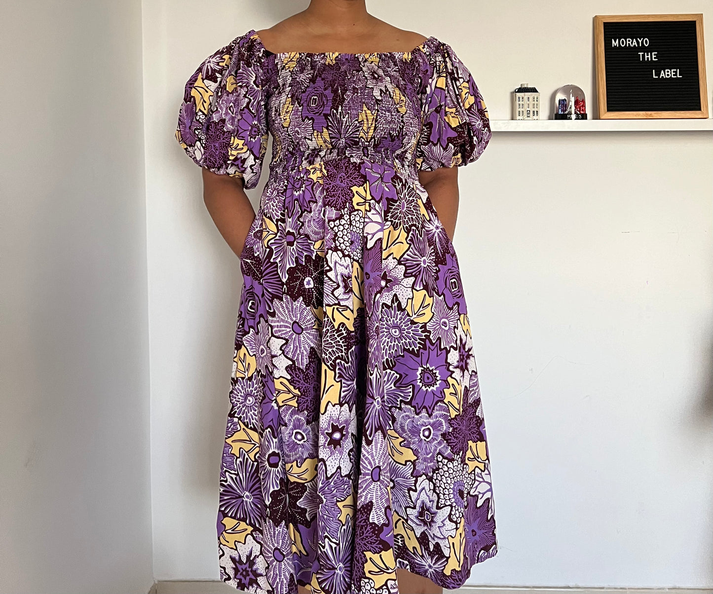 Amaka Shirred Dress