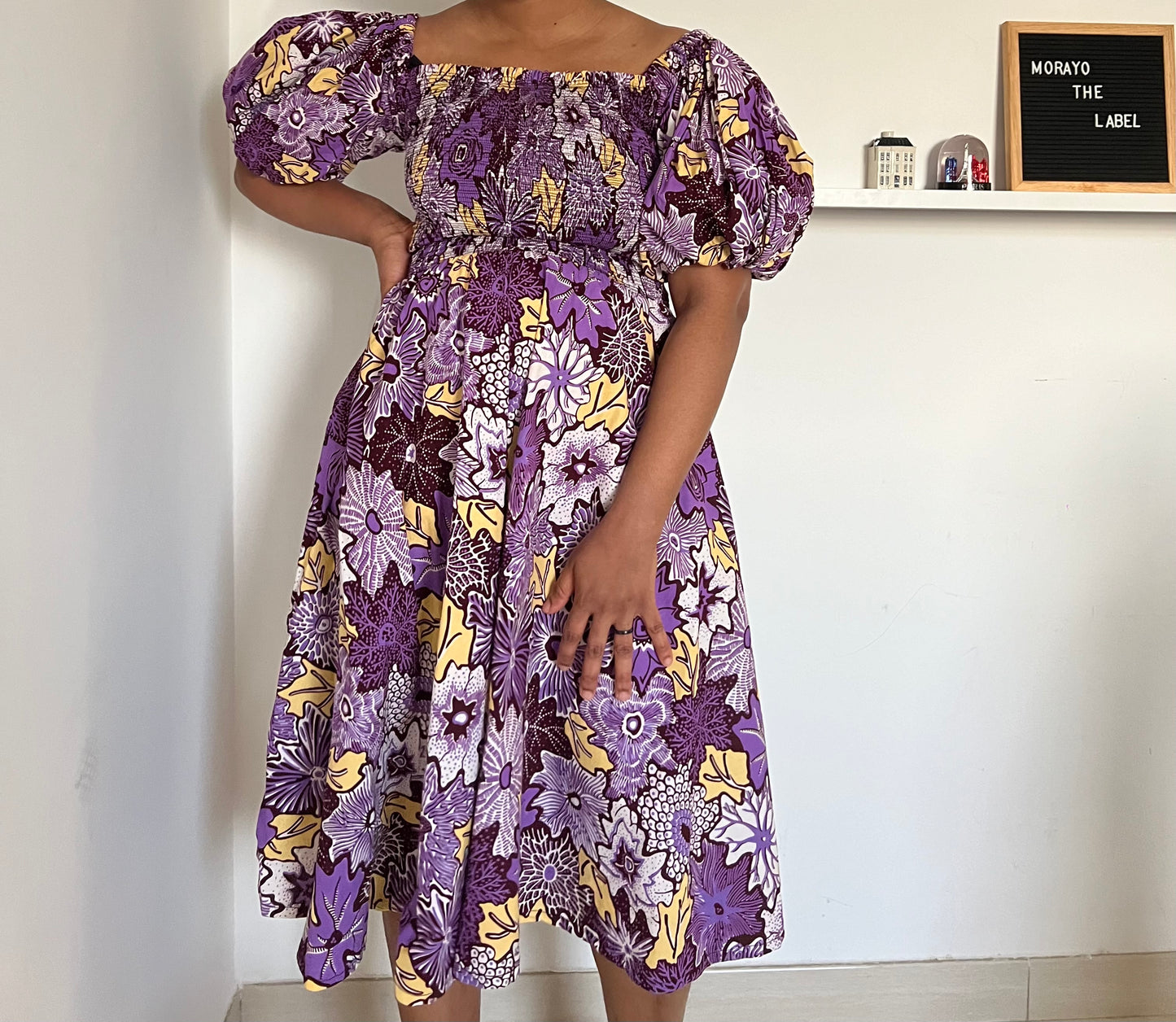 Amaka Shirred Dress